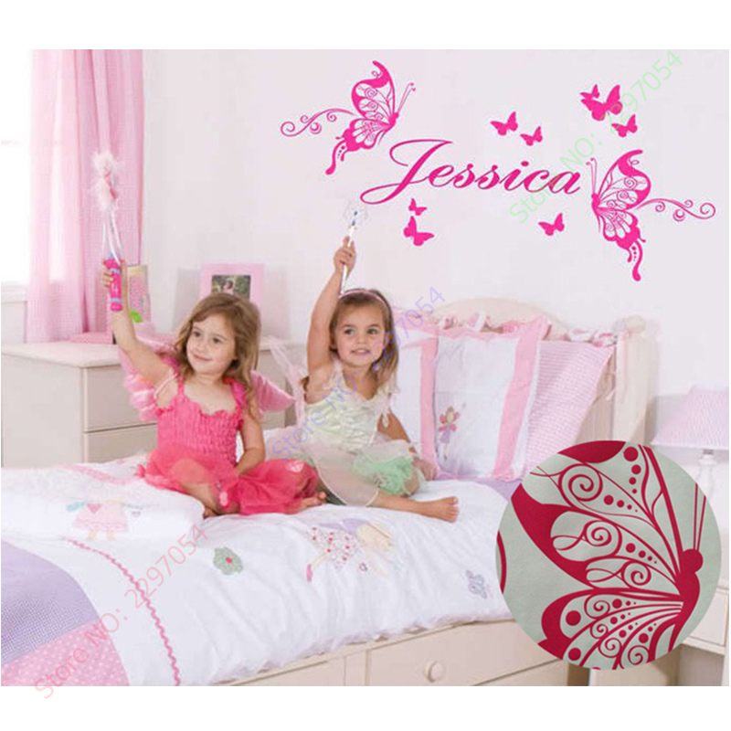 Kupu-kupu Baru Nama Pribadi Vi - Baby Girl Nursery Quotes ulasan dan harga