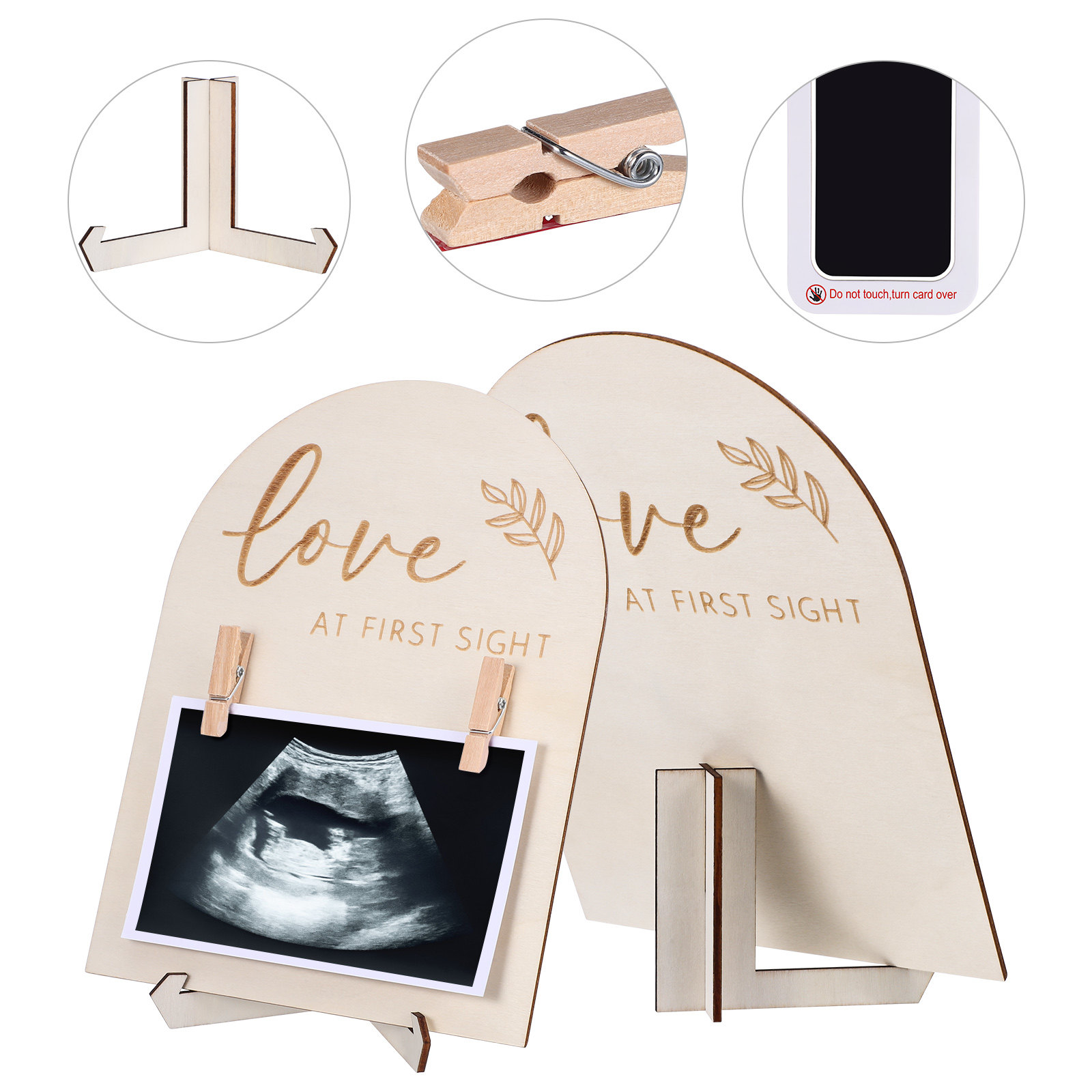 Bingkai Foto Bayi Kayu Multifu - Baby Nursery Frames ulasan dan harga