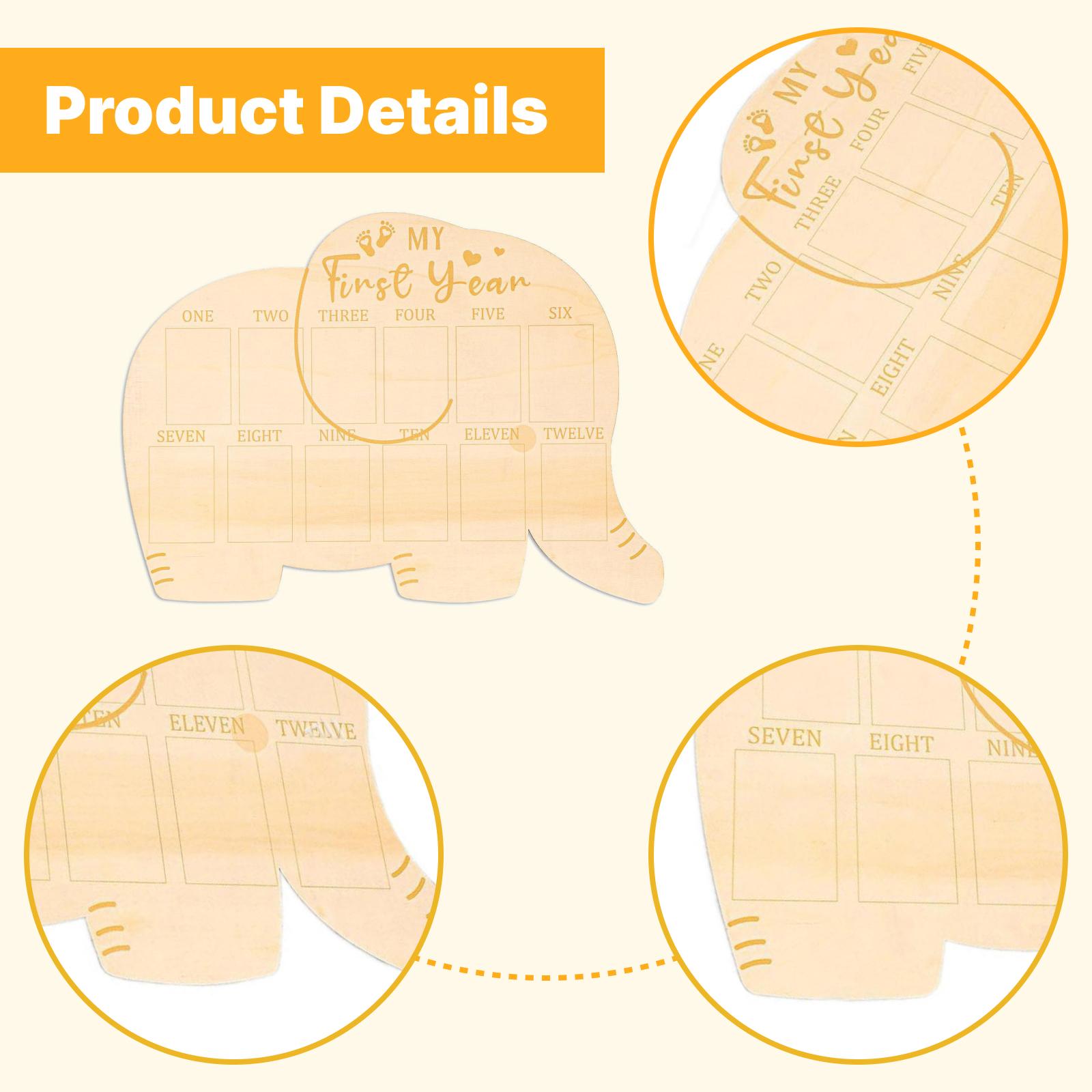 Papan Kenangan Kayu Kolase Fot - Baby Nursery Frames ulasan dan harga